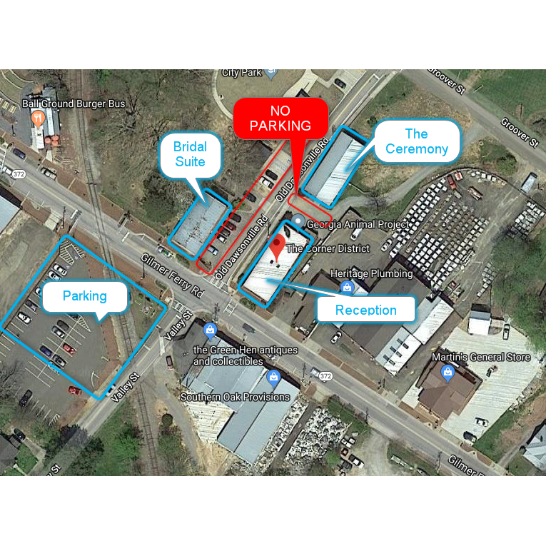 This is a map of the Venue layout. Please note the parking restrictions.