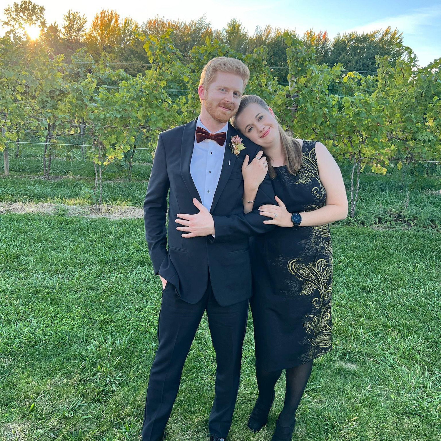 At Bo and Laura's wedding in October 2024.