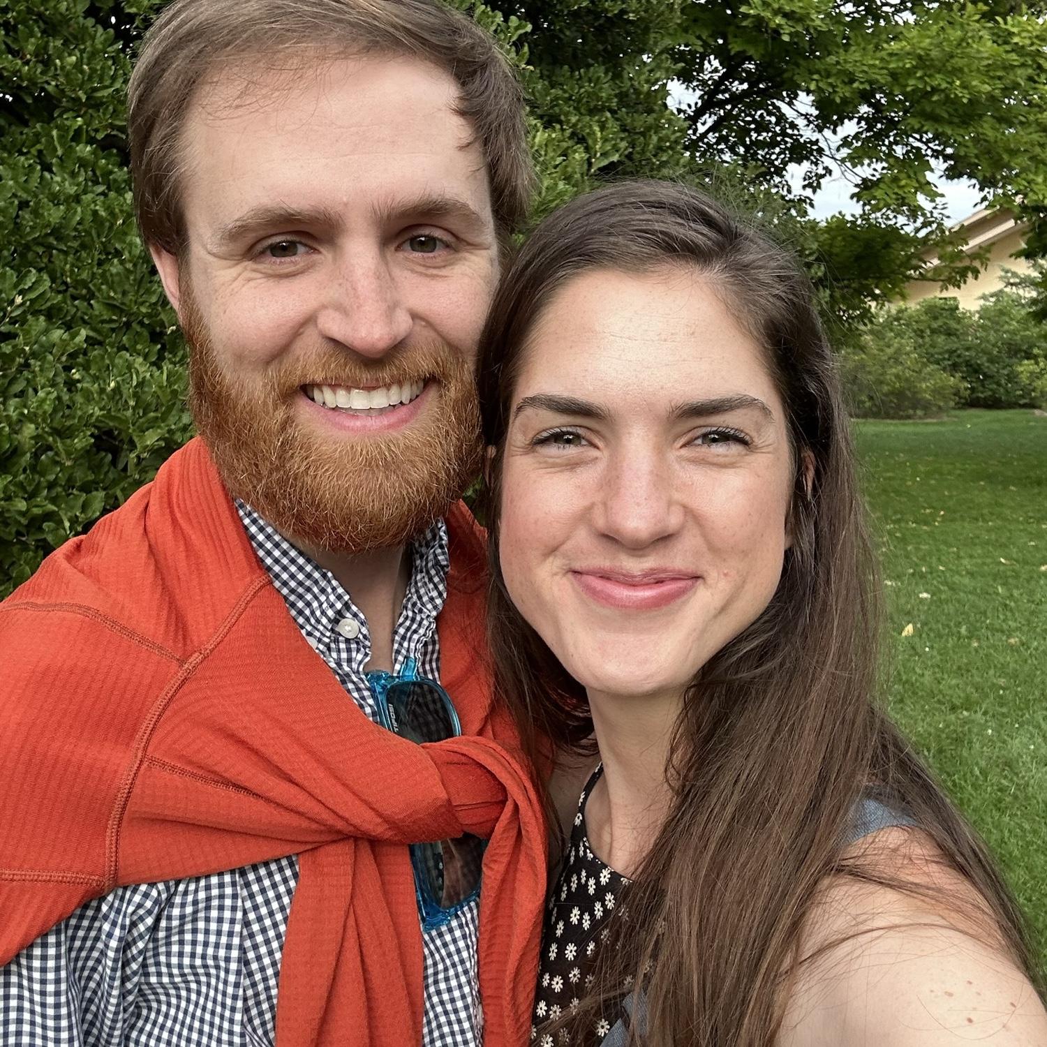 Matt showing Emma around Madison, Wisconsin