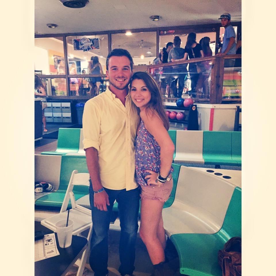 Our first "date" at The Alley in 2015; our very first picture together!