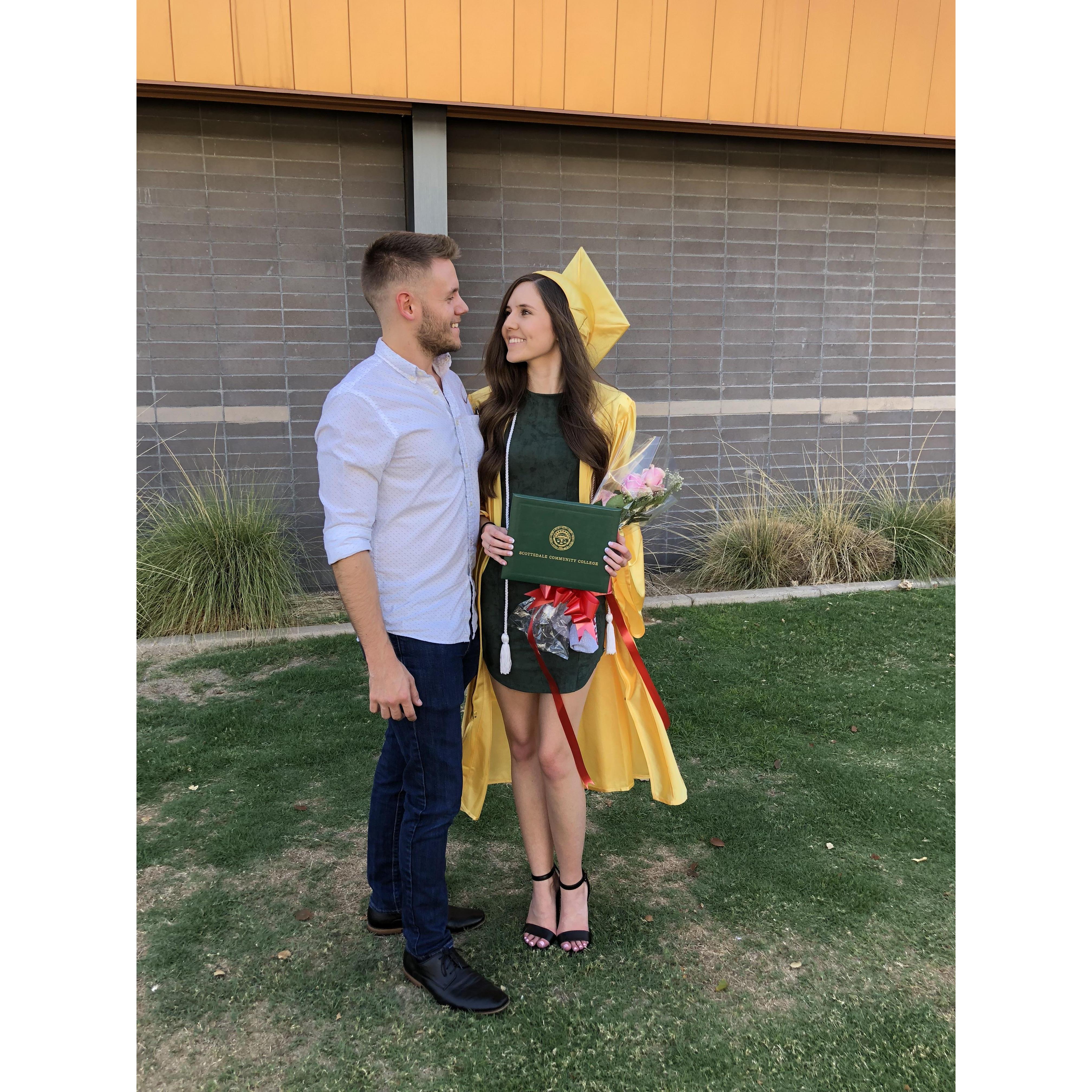 Two accomplishments this year! Ashlyn graduated college with an Interior Design degree while Matthew is a certified EMT