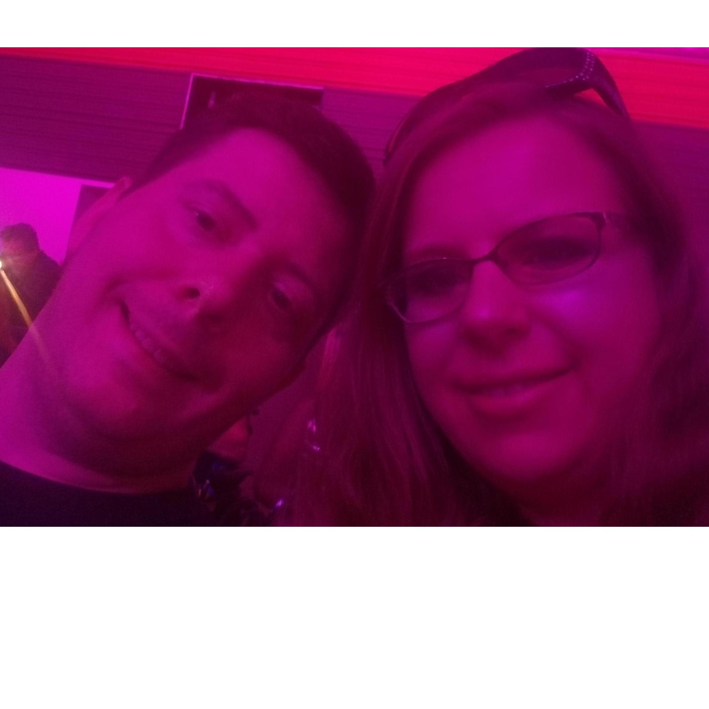 Two nights after our engagement, we went to see a burlesque show. We will try anything together!
