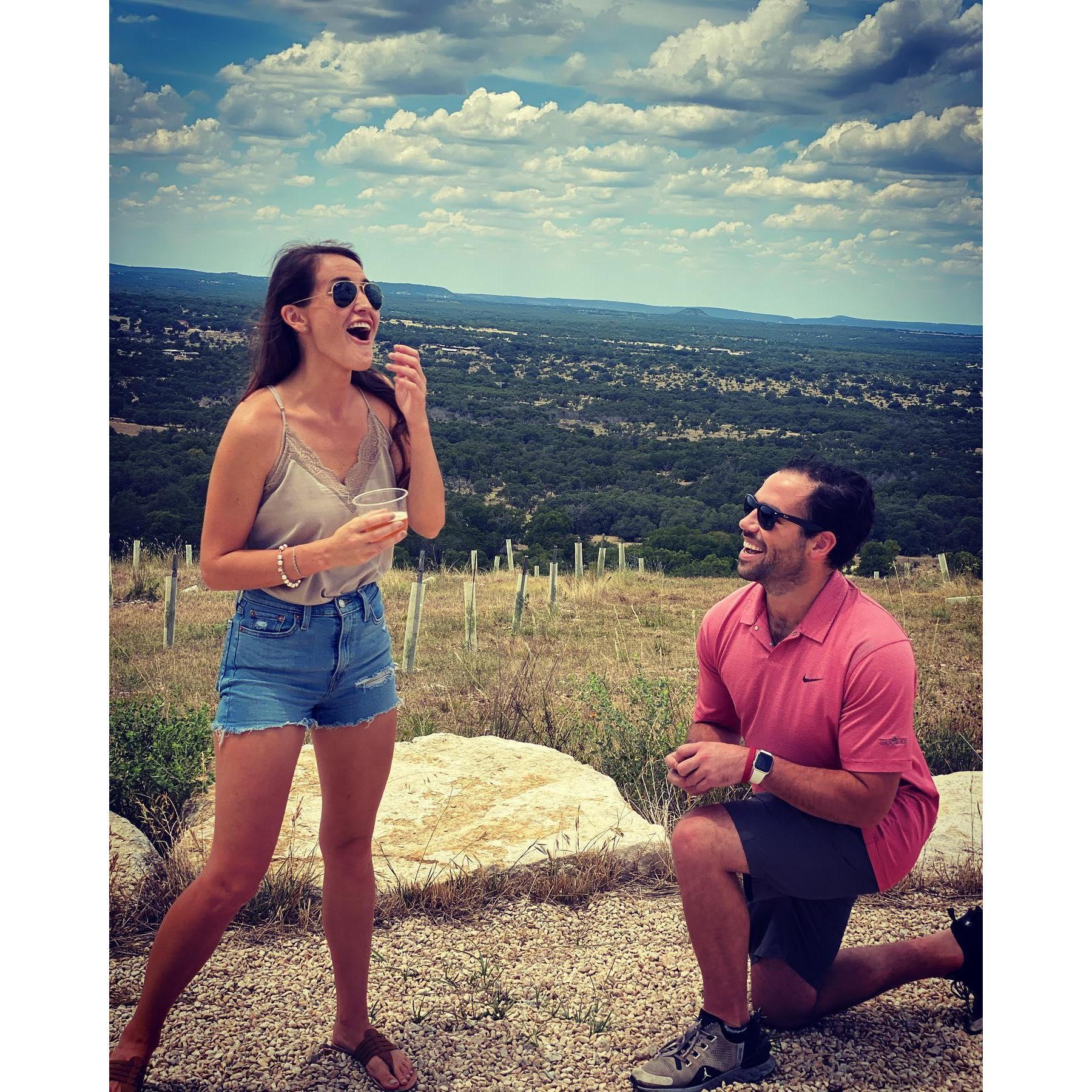 Southold Farm and Cellar. The day we got engaged!