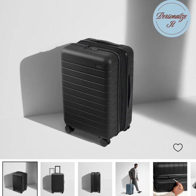 The Bigger Carry-On Flex in Black