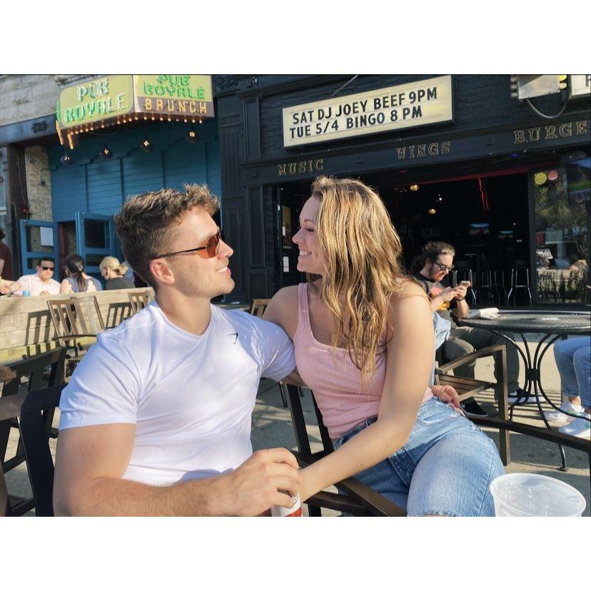 They spent a lot of fun days and nights in Wicker Park with friends, and their relationship became stronger every day.