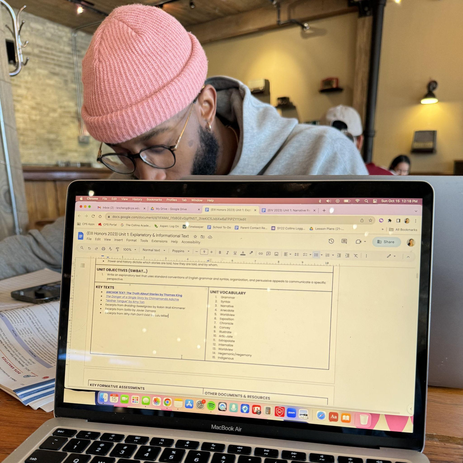 Jacob started undergrad in 2023 and schoolwork and study dates have been a staple in our relationship ☕️
