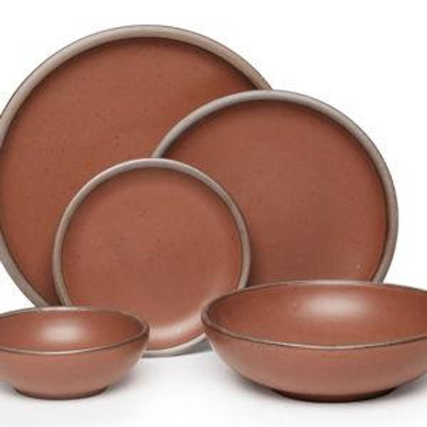 Amaro 5-Piece Shallow Dinner Set by East Fork