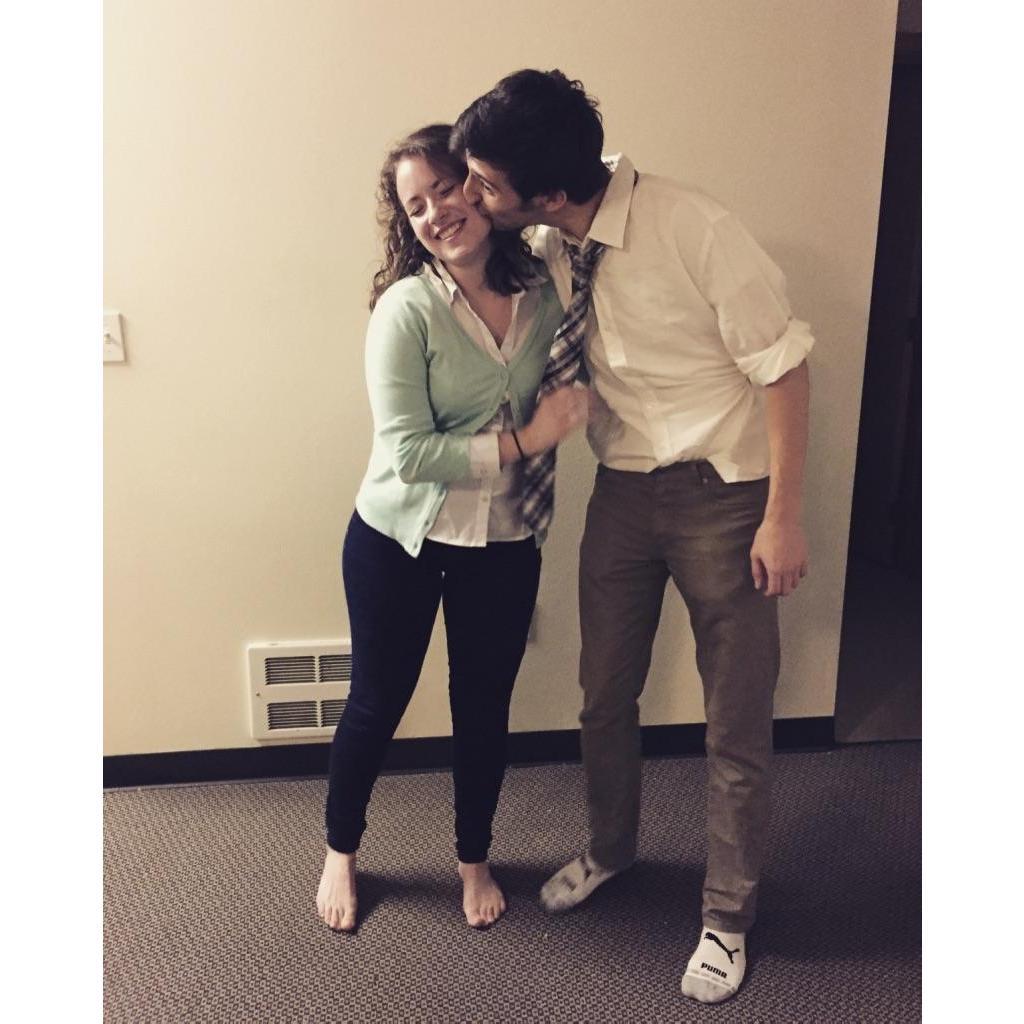 Halloween 2016 as Jim and Pam