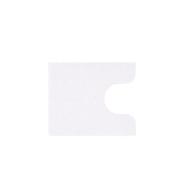 20"x24" Marshmallow Memory Contour Bath Rug White