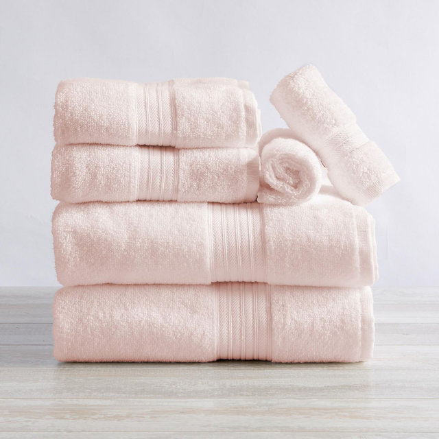 Linery & Co. Quick-Drying Cotton 6-Piece Bath Towel Set