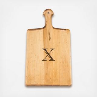 Monogram Maple Paddle Cutting Board