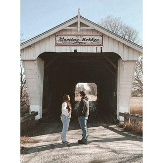 Proposal at Geeting Bridge in Ohio.