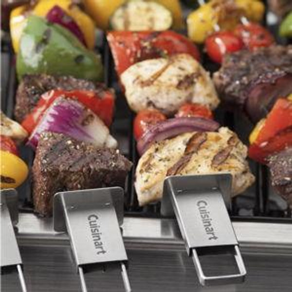 Cuisinart Sliding Skewer Pack, Silver (Set of 4)