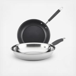 Tri-Ply Onyx 2-Piece French Skillet Set