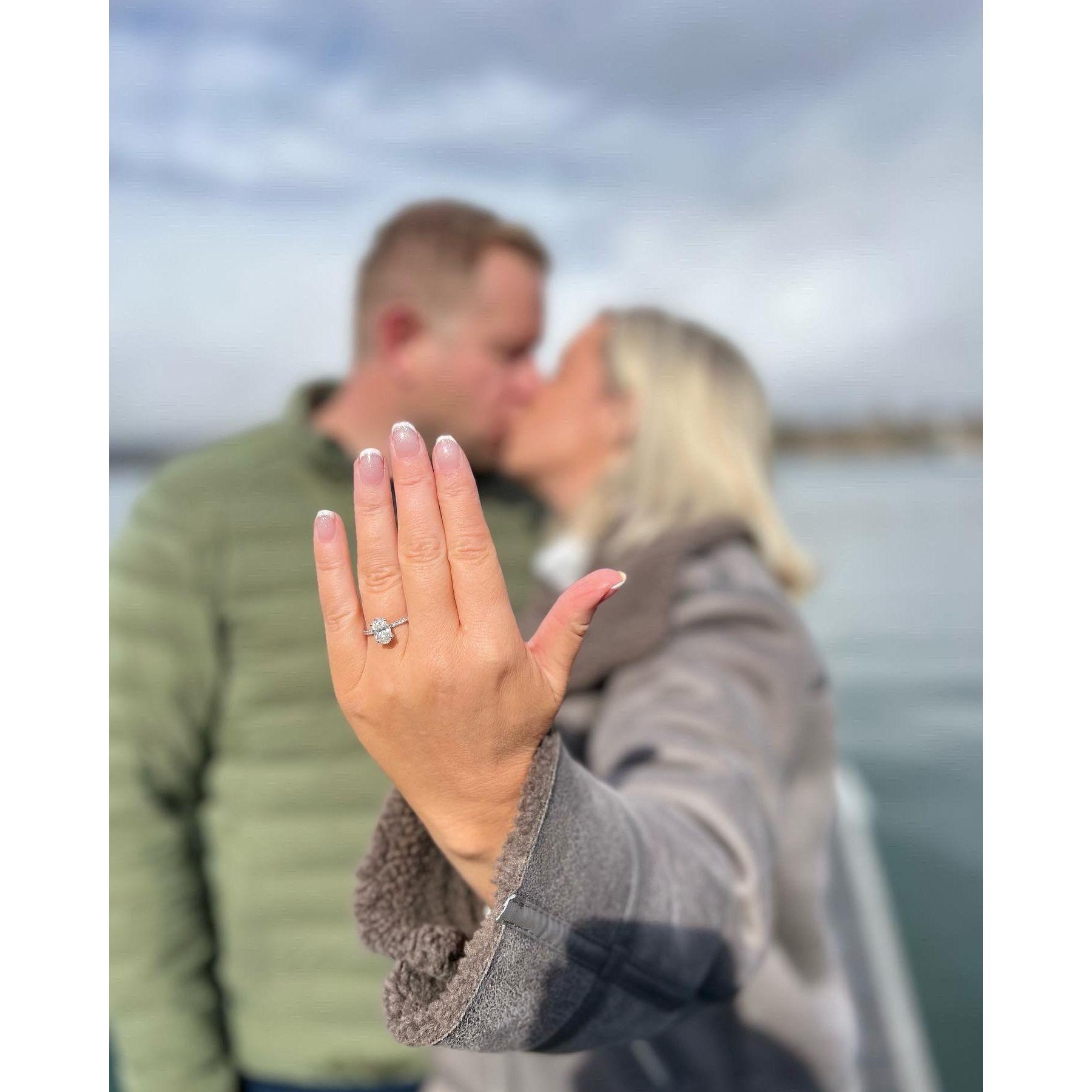 1st day as an engaged coupe - Lake Arrowhead New Years Day 2023