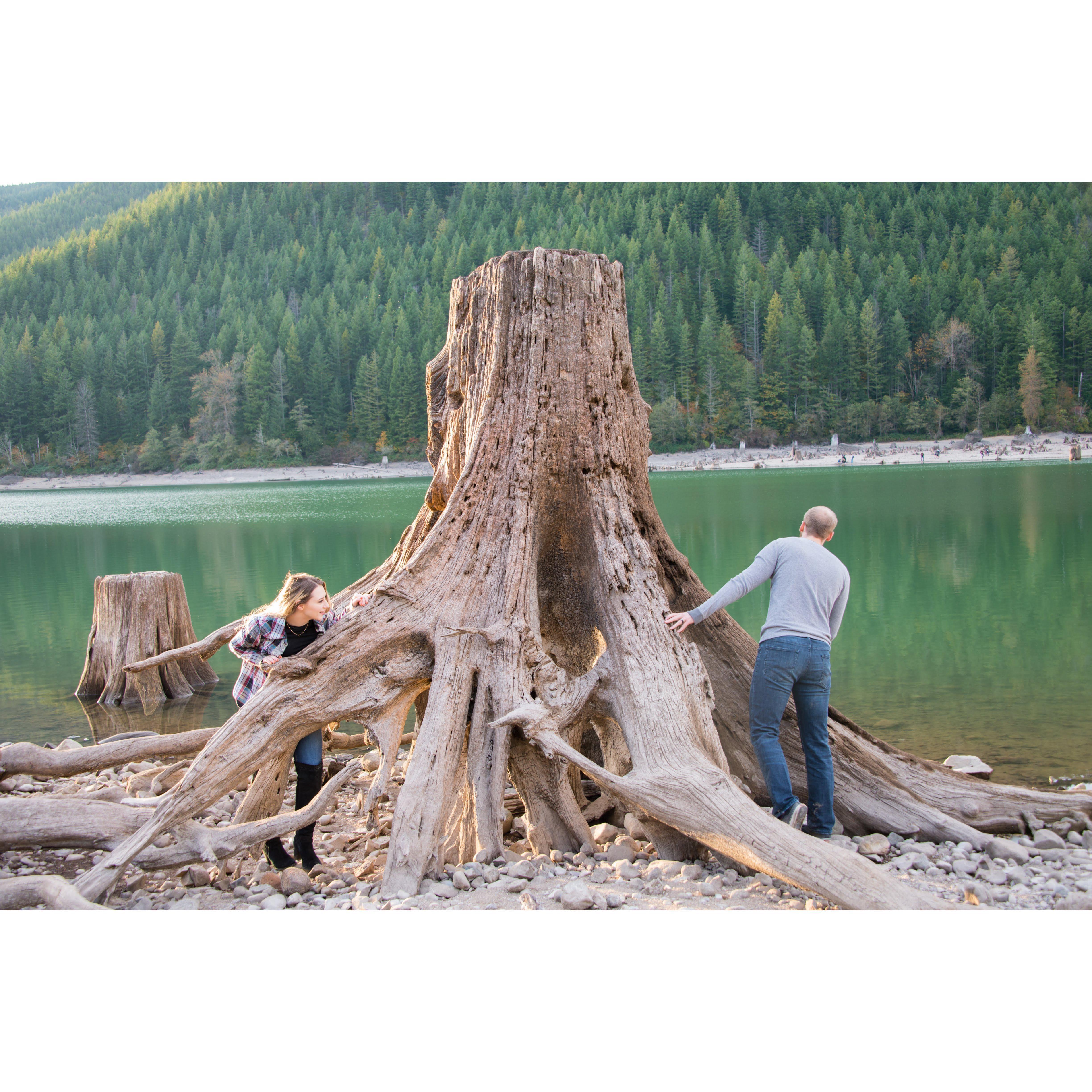 Engagement photo shoot with Cheri Jensen
