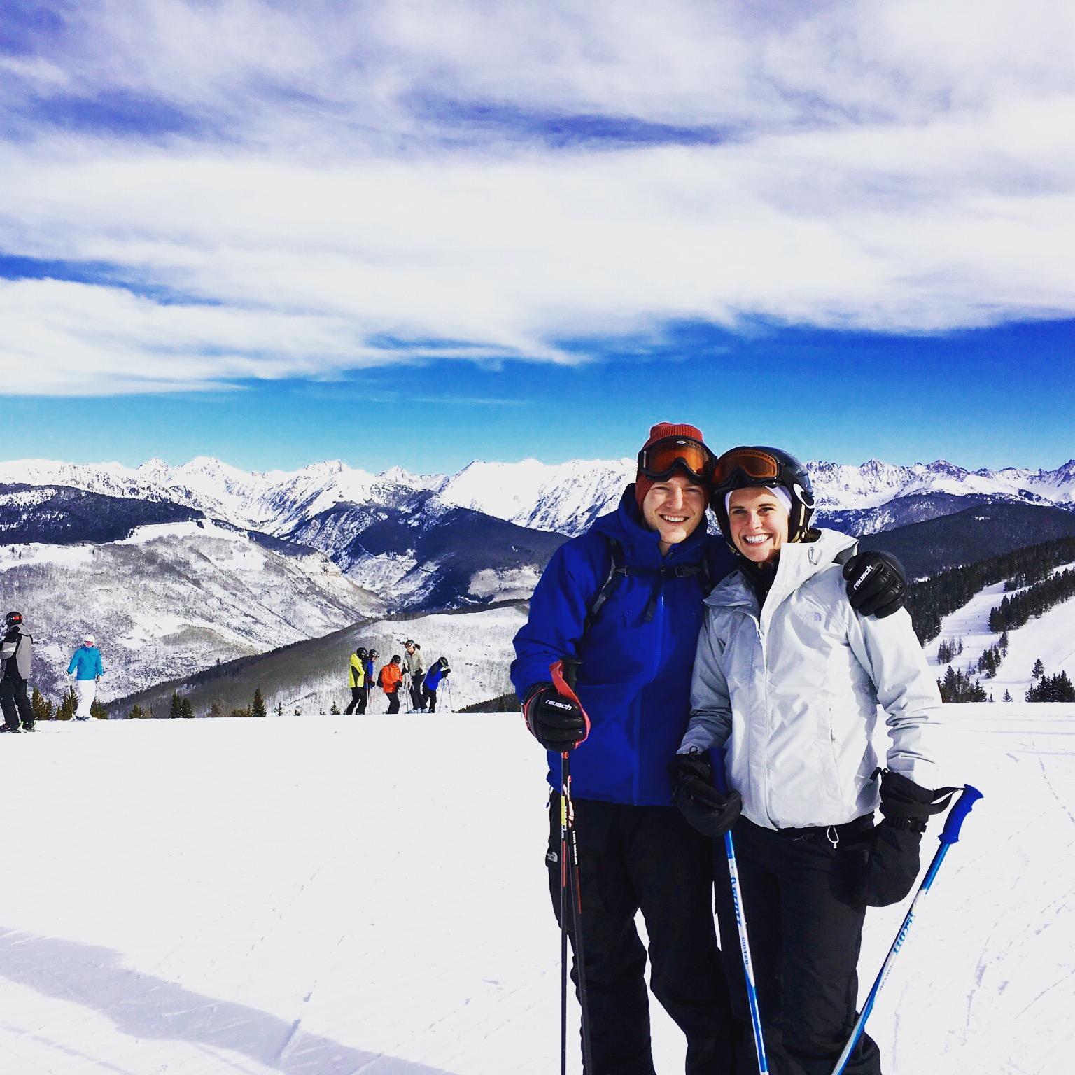 Skiing in Vail