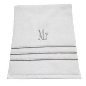 Mr & Mrs Monogrammed Towels - Fieldcrest®