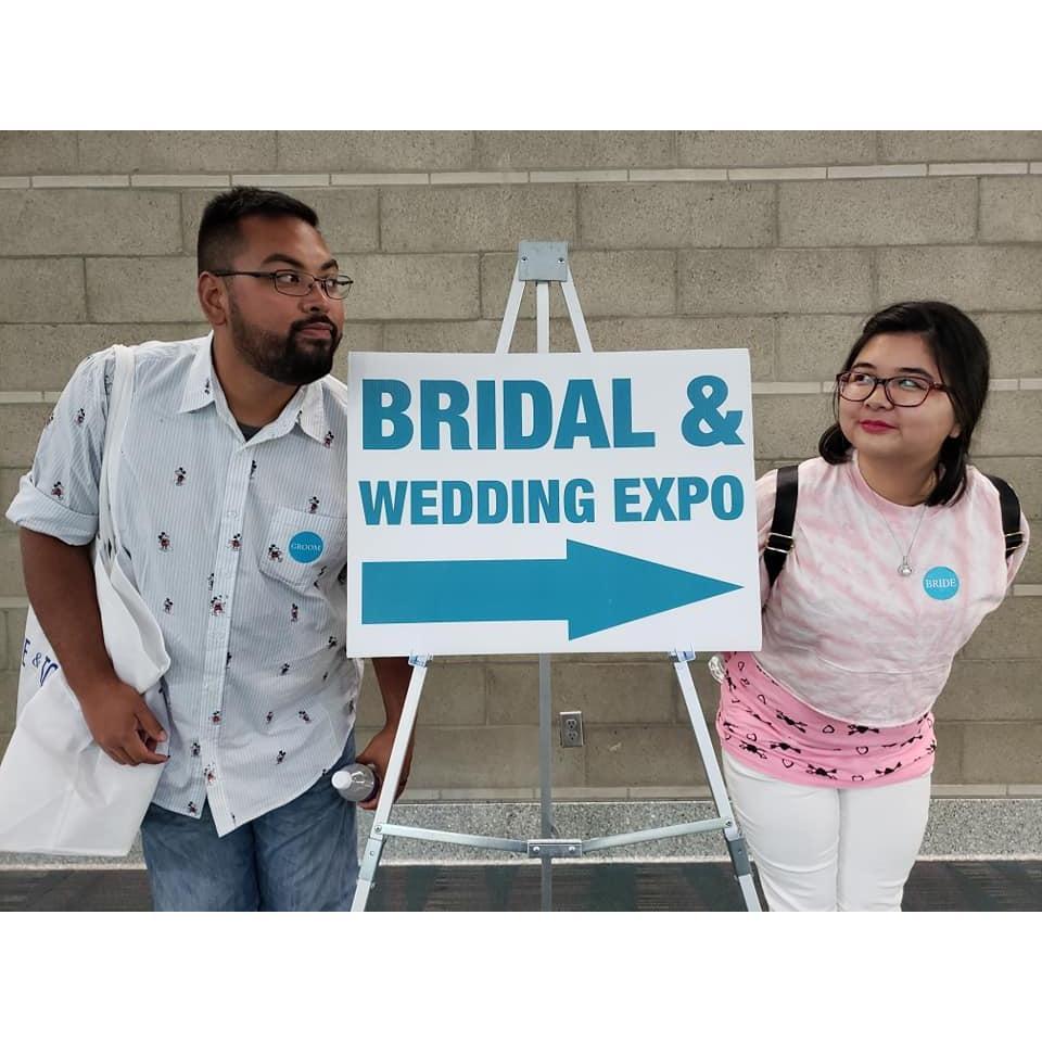 Already went to our first wedding planning event not long after the engagement. :P