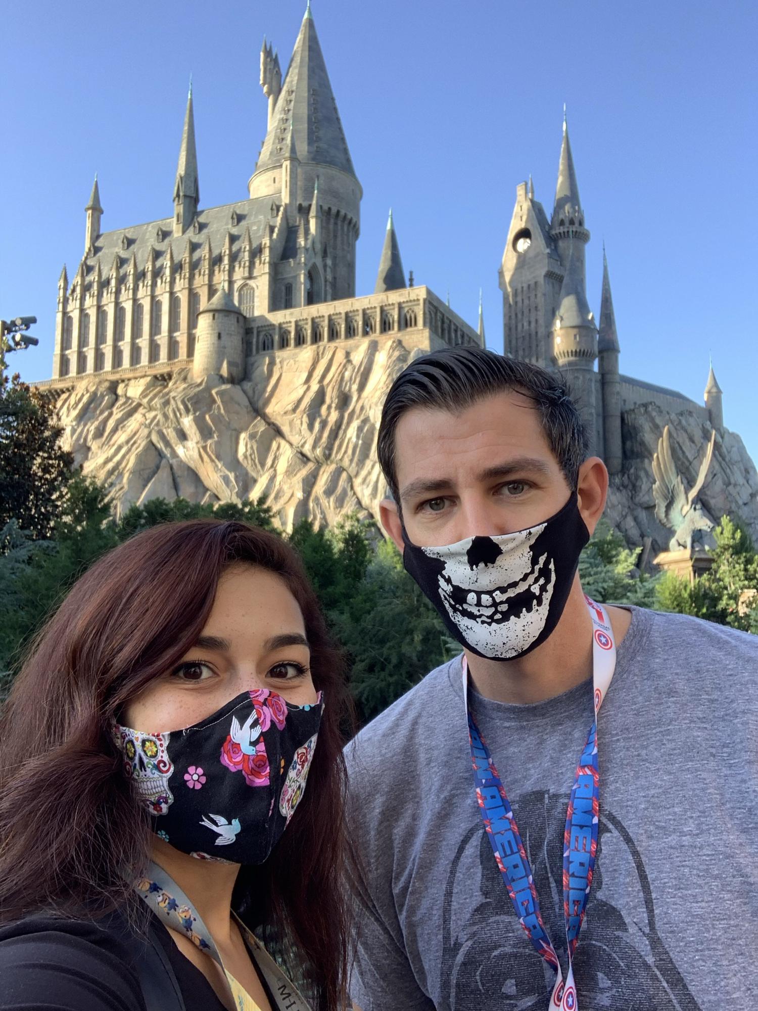 The actual most magical place in the world, Hogwarts.