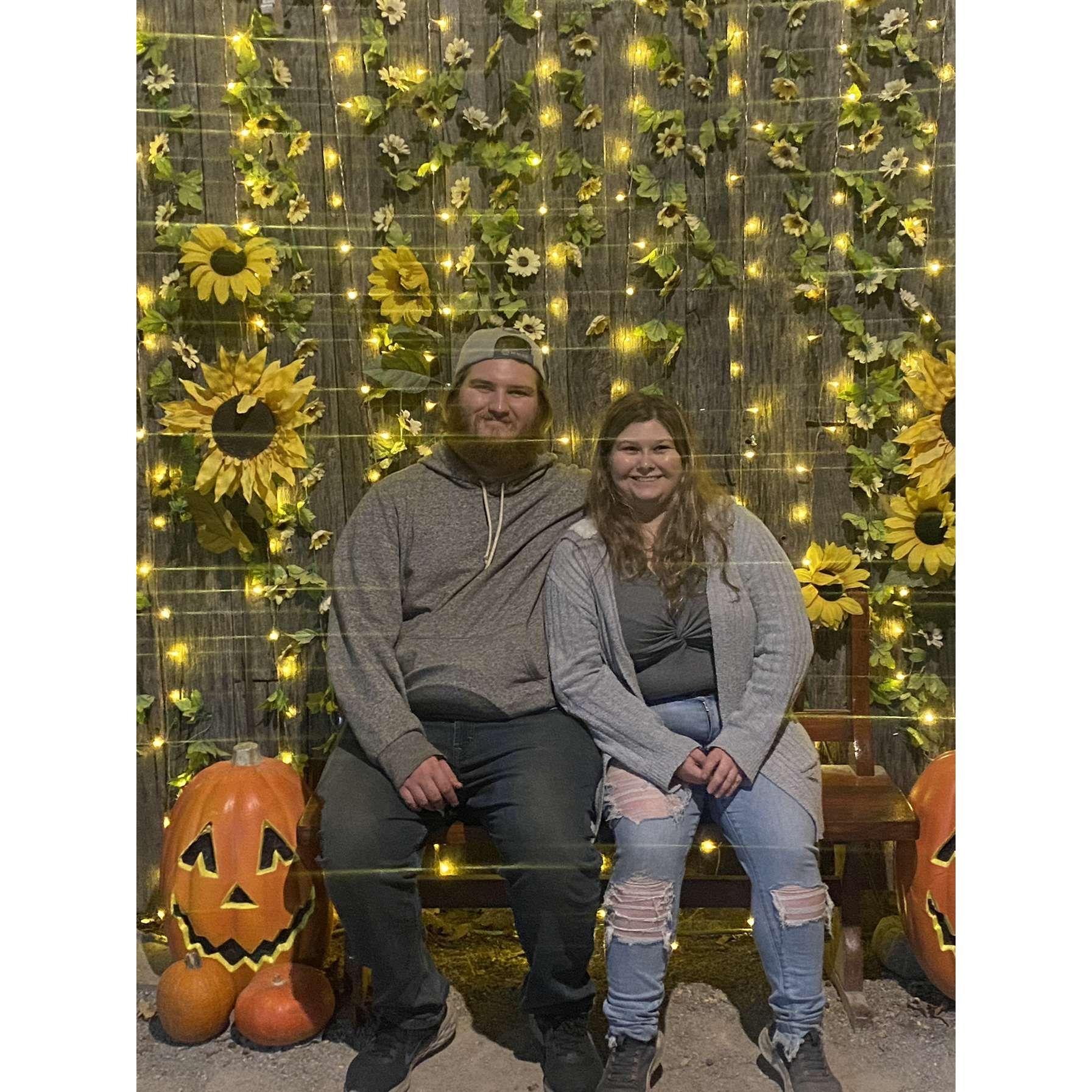 October 2023-First time going through a corn maze and this became a tradition we do every year now.