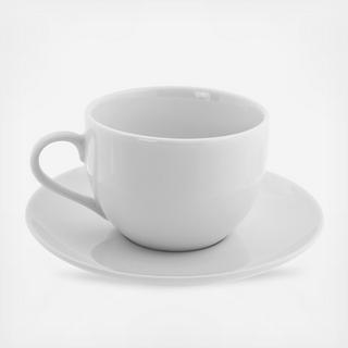 Classic Coupe Cup & Saucer, Set of 6