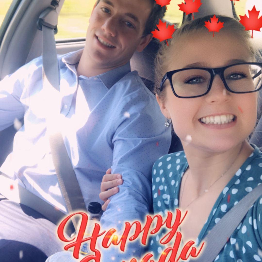 Our first road trip together... Headed from Baltimore to Niagara Falls for Canada Day! 