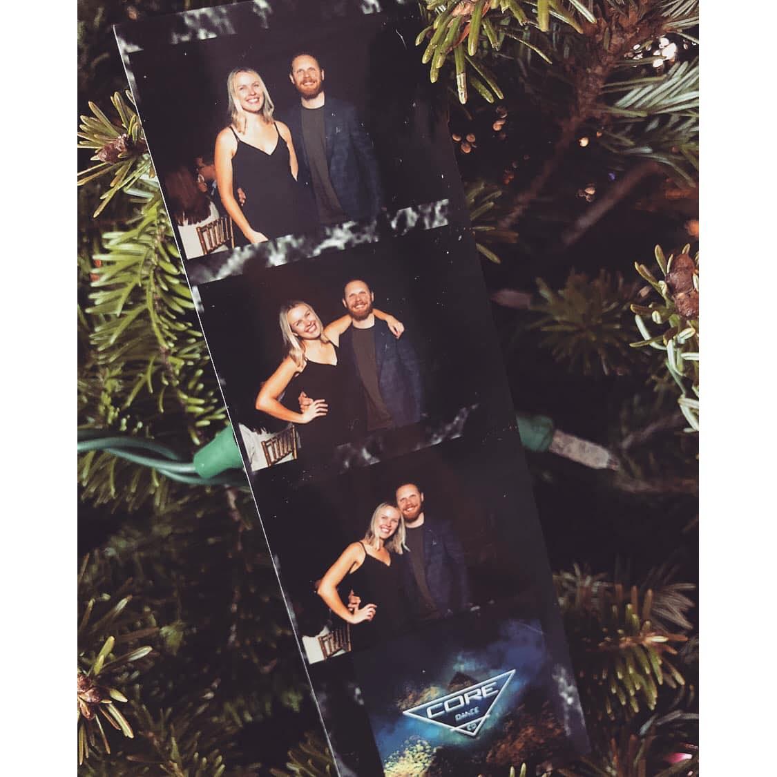 December 2021: Joe accompanied Caitlin to her Christmas Party with the dance studio, the next afternoon he proposed!