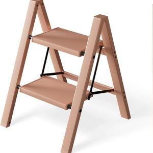 Folding 2 Step Ladder (pink)