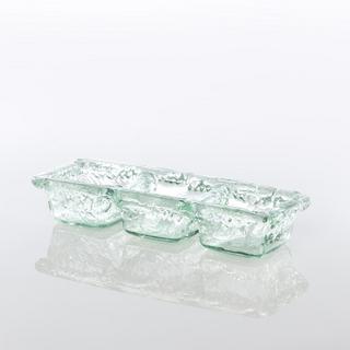 Rustic 3 Compartment Snack Dish