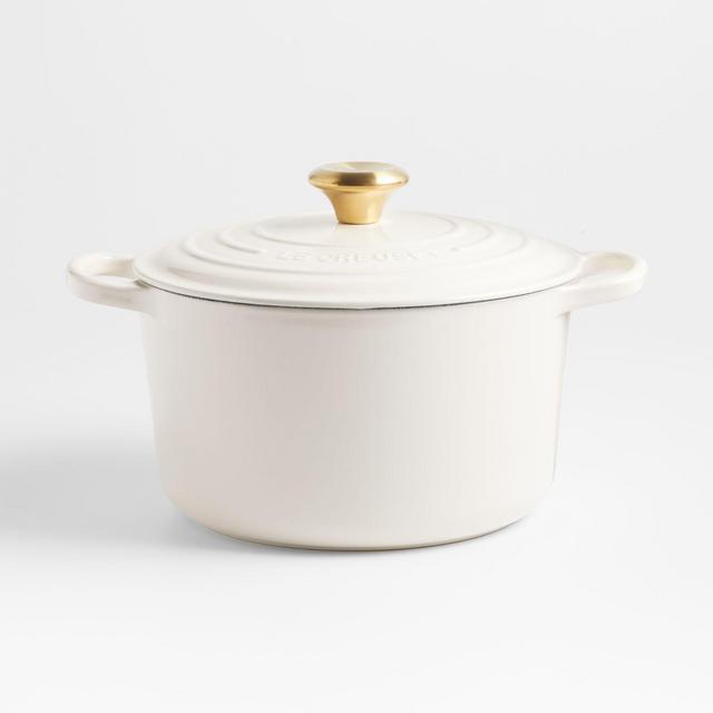 Le Creuset Cream 5.25-Qt. Deep Dutch Oven