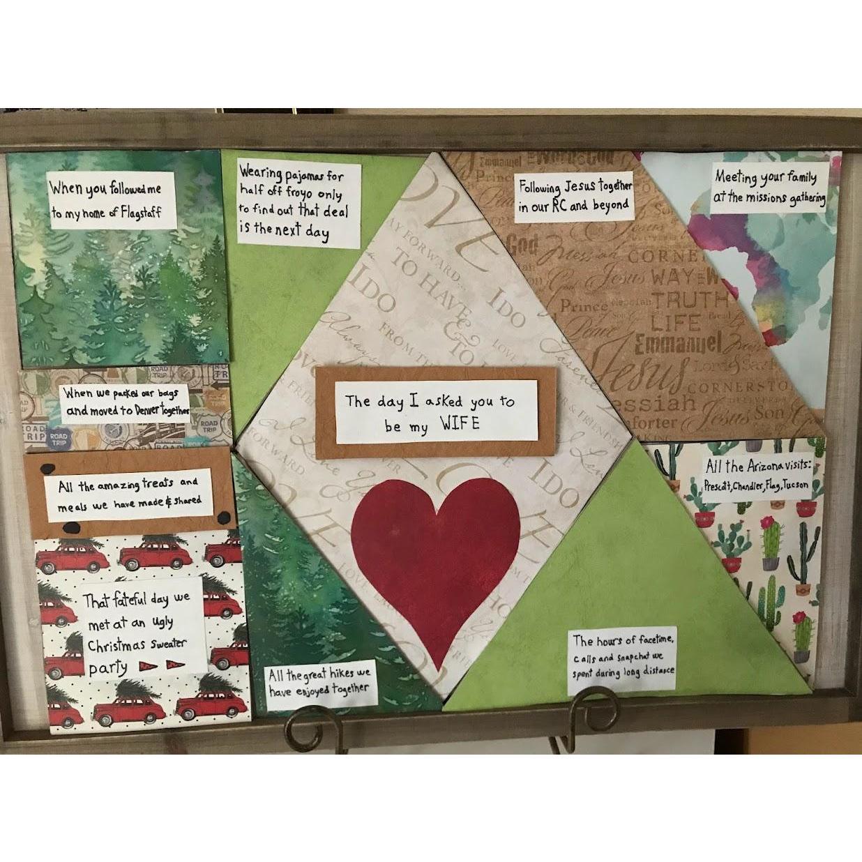 The puzzle I made to propose to Jenna 12-04-21