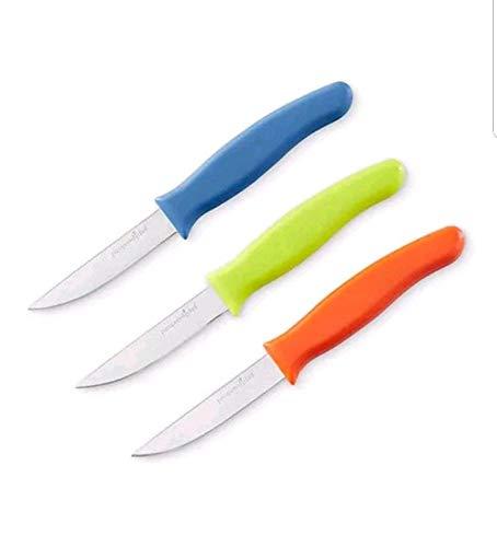 Kitchen Paring Knife Set of 3 - Orange | Blue | Green | Pampered Chef (3)