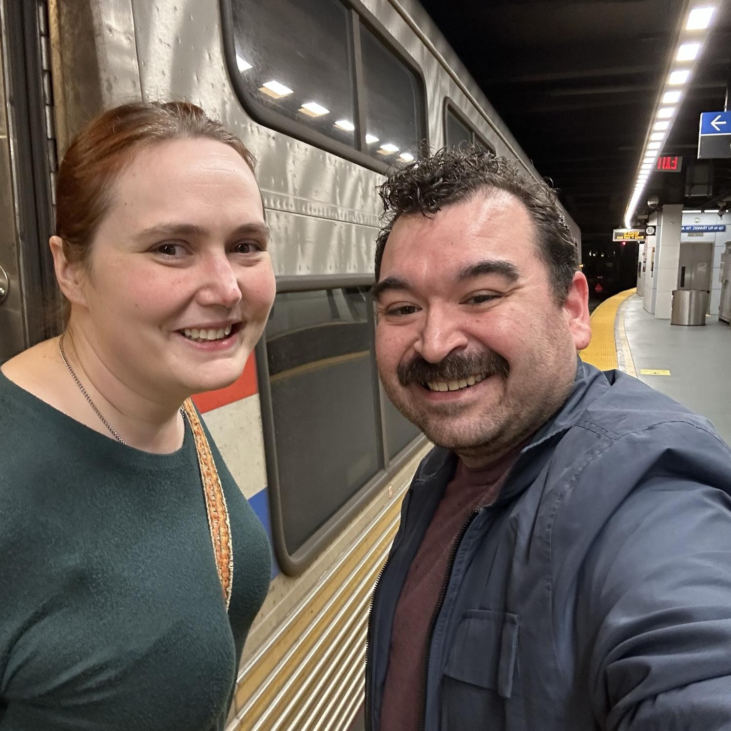 Our love passed the ultimate test - being confined together inside an Amtrak roomette for 24 hours.