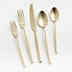 Diem Champagne Flatware 20-Piece Flatware Set