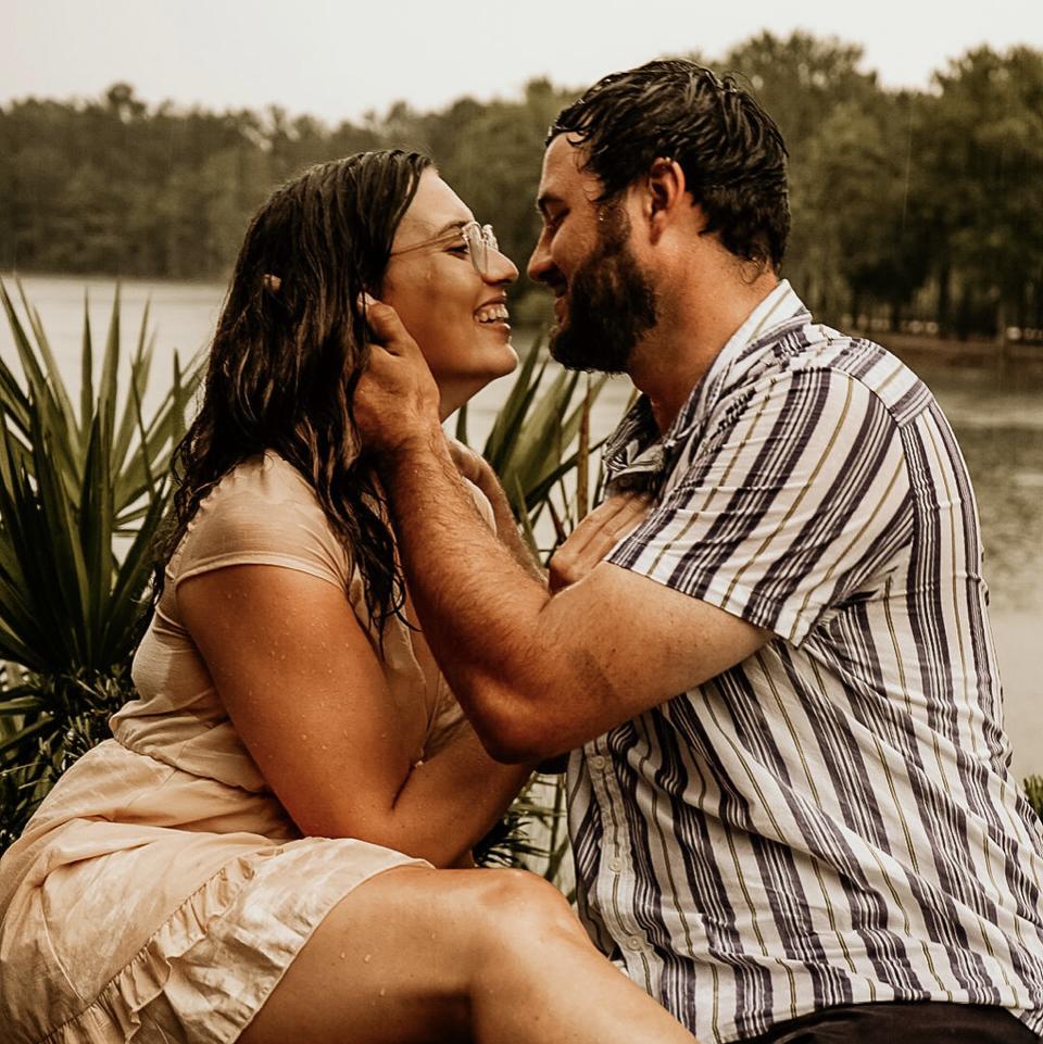 Fun fact: we were our wedding photographer, Kayla, first paid shoot.