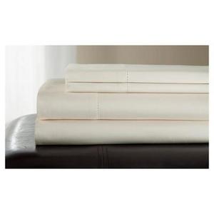 Elite Home Products - Andiamo Cotton Sheet Set (Queen) Ivory