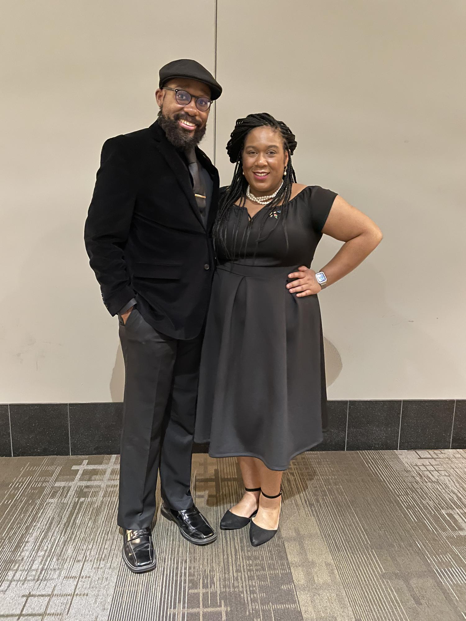 Robert and Siobhan at the KKPsi and TBSigma National Convention, 2021
