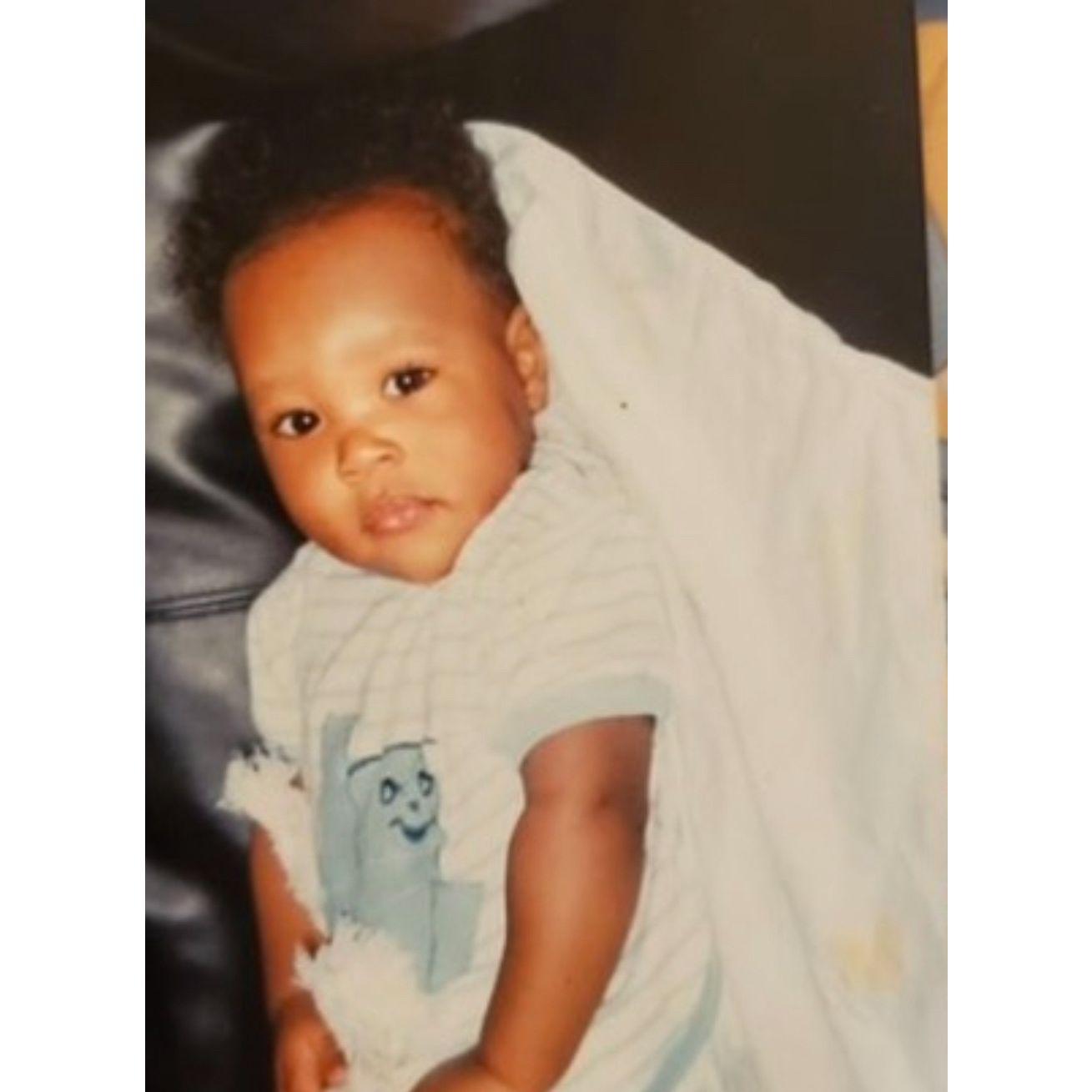V when he was a baby