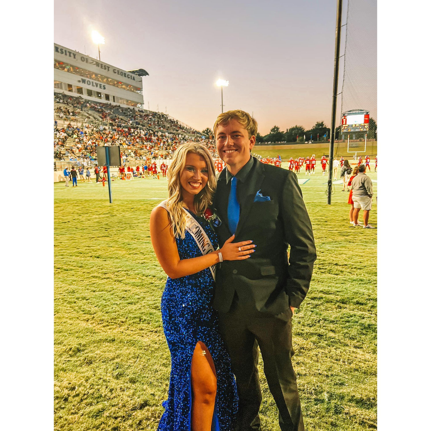 UWG Homecoming Court Mindy's senior year, 2022.