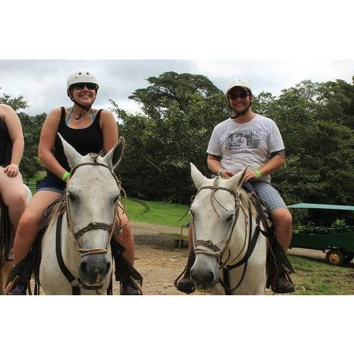 Horseback riding in Costa Rica.