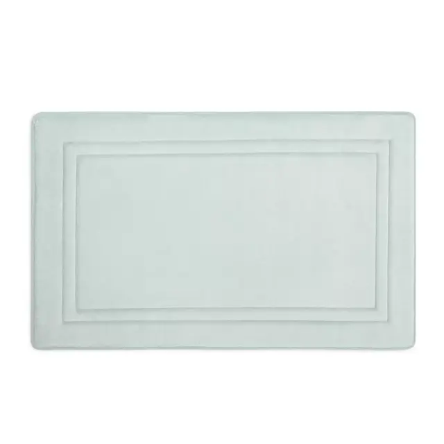 Simply Essential™ Memory Foam 21" x 34" Bath Mat in Seaglass