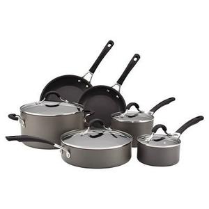 Circulon Innovatum Hard Anodized Aluminum Nonstick 10 piece Cookware Set
