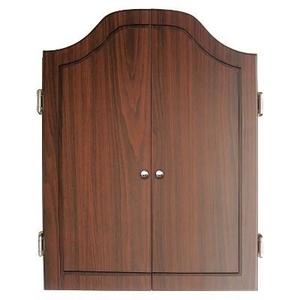 DMI Sports - DMI Darts Deluxe Dartboard Cabinet Set with Rosewood Finish