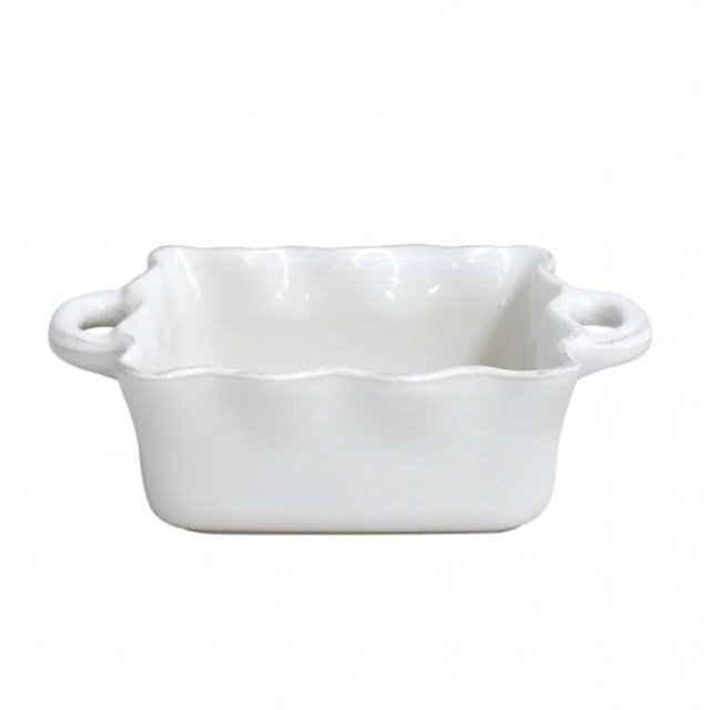Casafina Cook & Host Ruffled White Baker