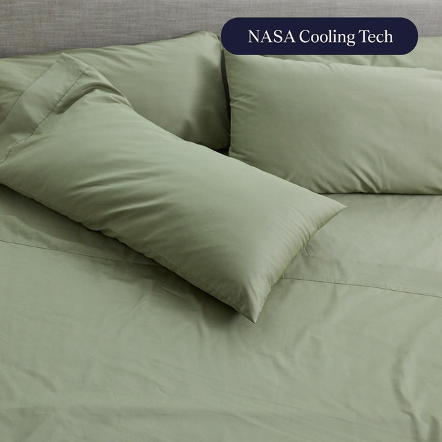 Slumber Cloud Cooling Performance Cotton Sheet Set - King - Sage