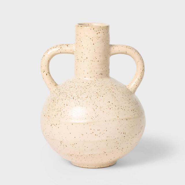 Large Matte Ceramic Speckle Glaze Vase - Threshold™ designed with Studio McGee
