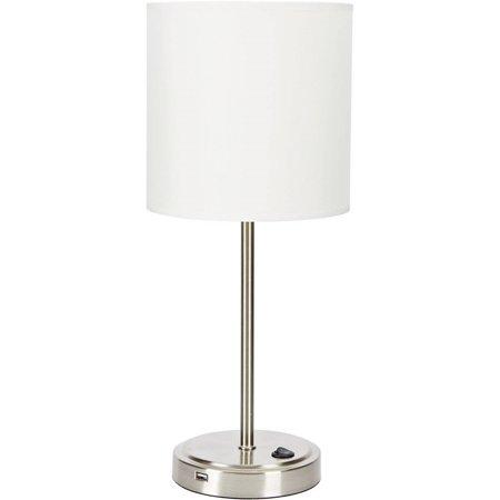Mainstays White Grab and Go Stick Lamp with USB Port
