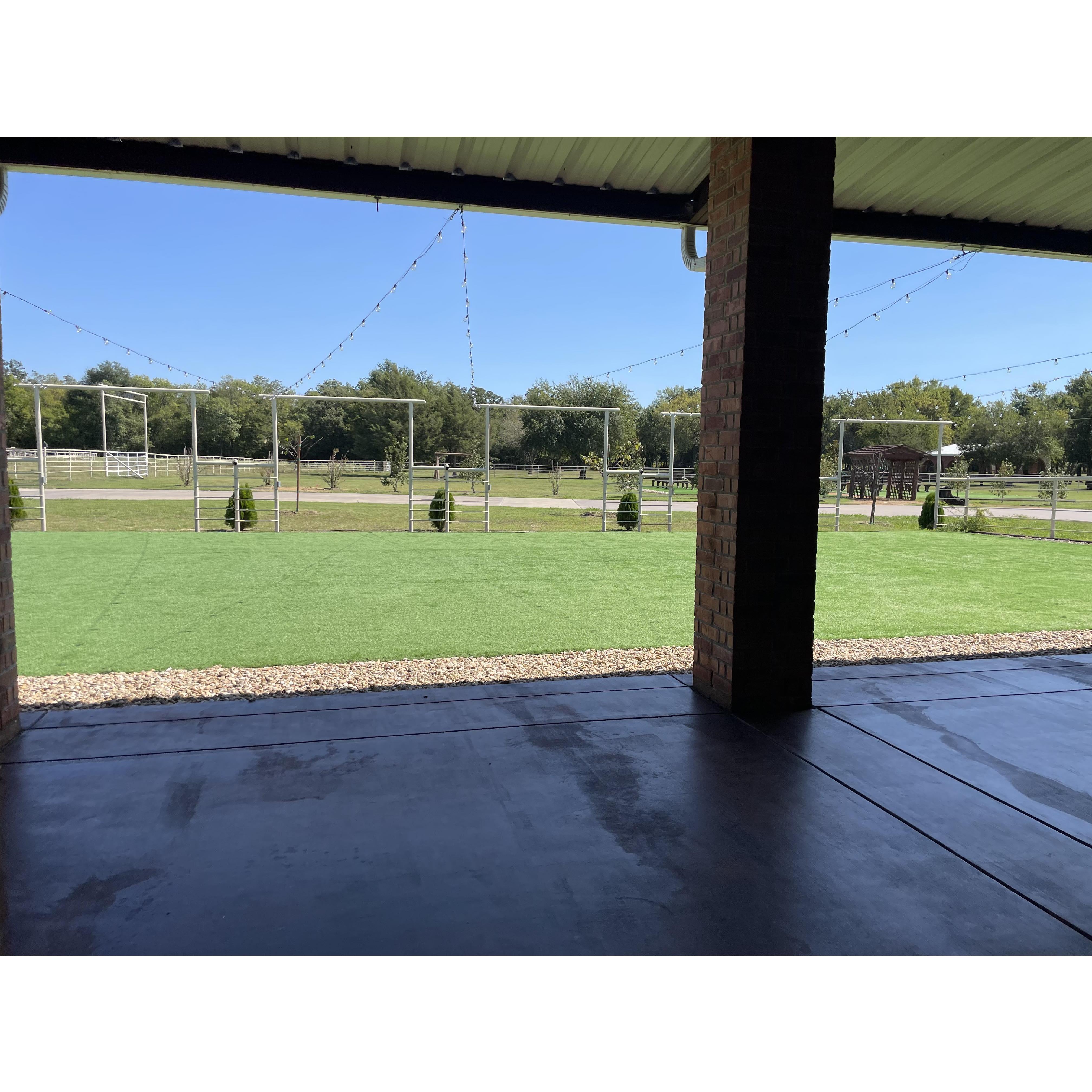 Outdoor Reception Area