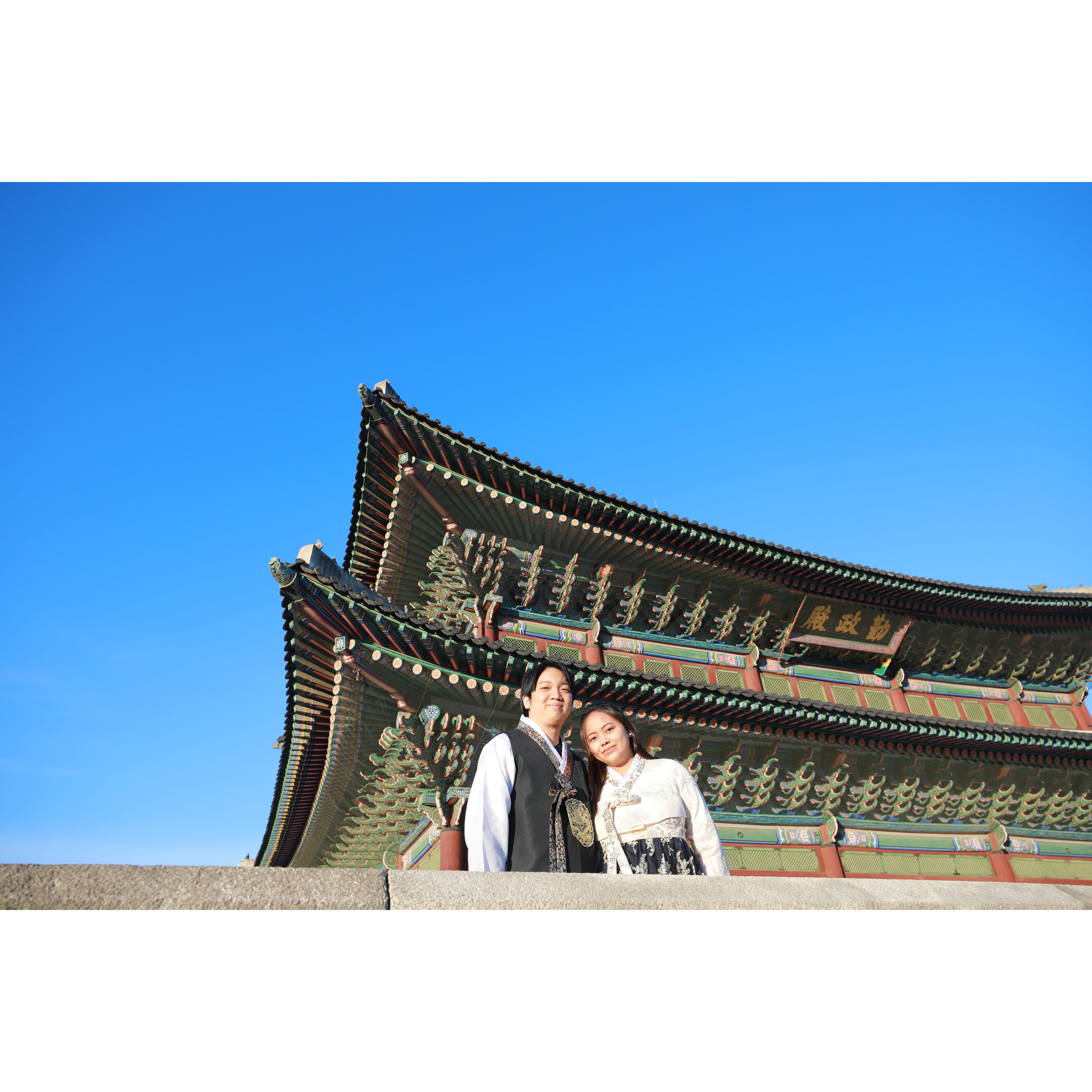 Gyeongbokgung Palace in Seoul, November 2022